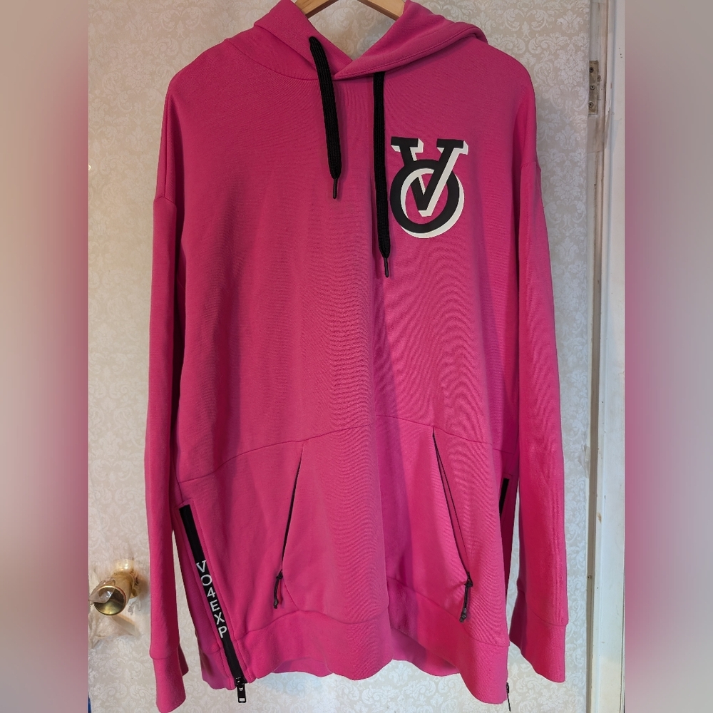 EXPRESS‎ VO Express Yourself Pink Hoodie Large Oversized